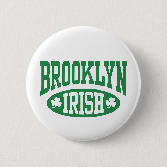Brooklyn Irish 6 Cm Round Badge (Front)
