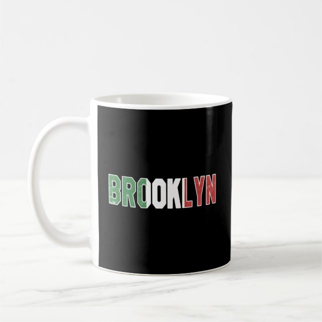 Brooklyn Italian New York Ny Coffee Mug (Left)