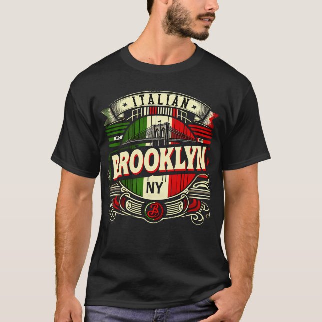 Brooklyn Italian  T-Shirt (Front)