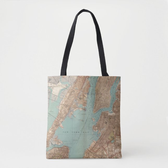 Brooklyn, Jersey City, and Hoboken Tote Bag (Front)