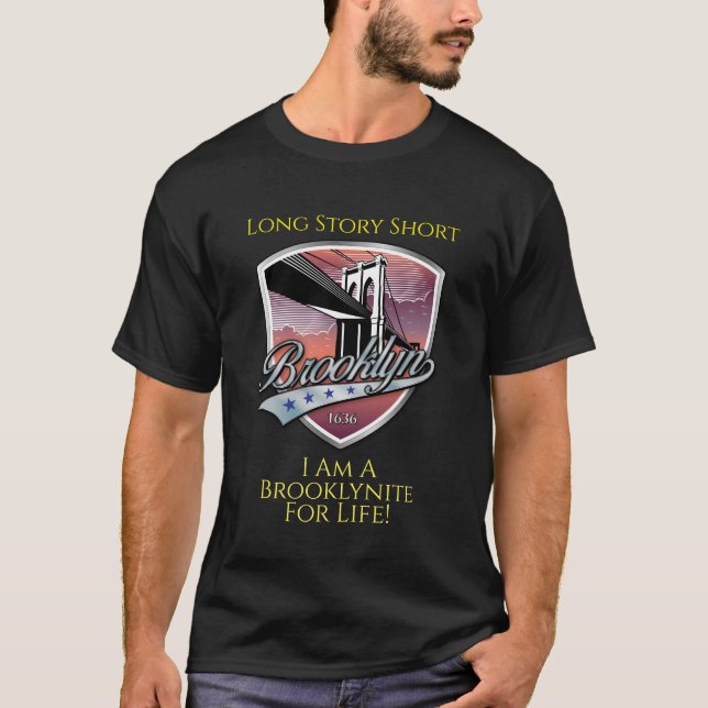 Brooklyn Logo Design T-Shirt (Front)