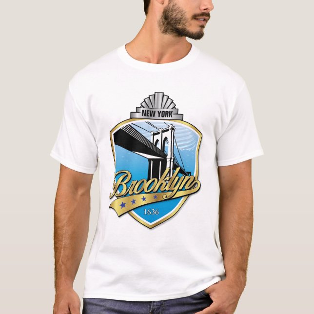 Brooklyn Logo Design T-Shirt (Front)