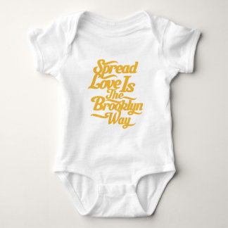 Brooklyn Love Yellow Baby Bodysuit