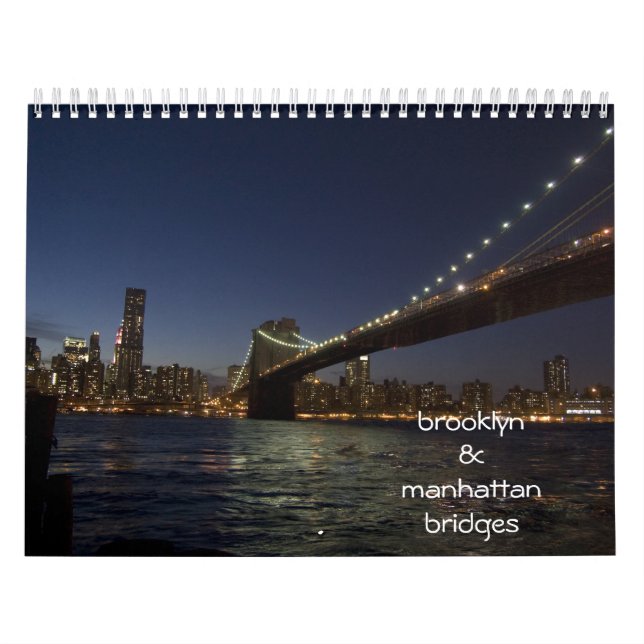 brooklyn & manhattan bridges calendar (Cover)