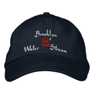 Brooklyn Name With English Meaning Navy Embroidered Hat