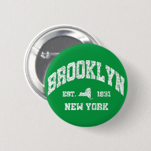 Brooklyn,New York 6 Cm Round Badge