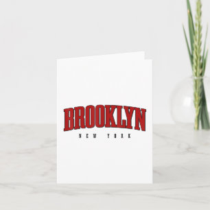 Brooklyn New York City Pride Nyc Ny Retro Sports S Card