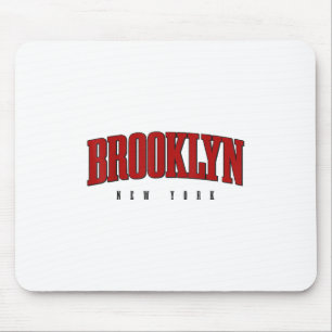 Brooklyn New York City Pride Nyc Ny Retro Sports S Mouse Mat