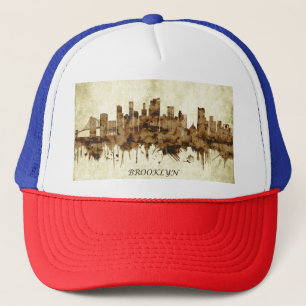 Brooklyn New York Cityscape Trucker Hat