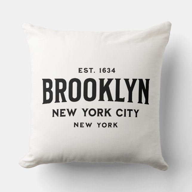 Brooklyn New York Cushion (Front)