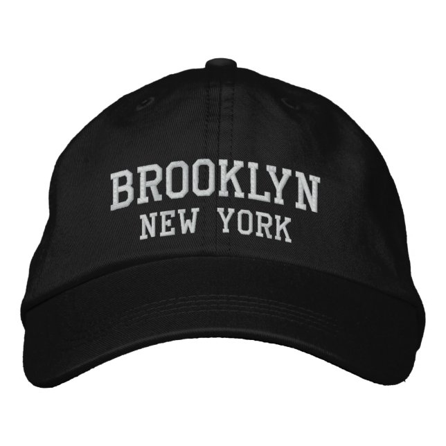 Brooklyn New York Embroidery Embroidered Hat (Front)