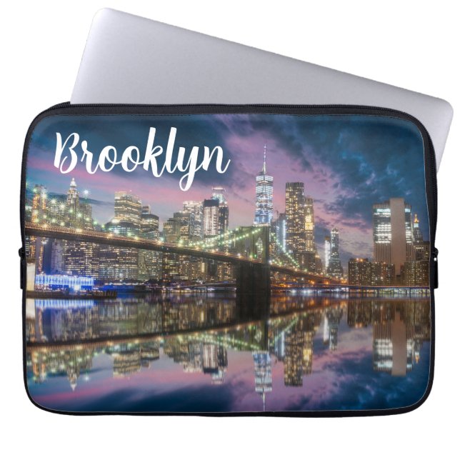 Brooklyn New York Laptop Sleeve (Front)