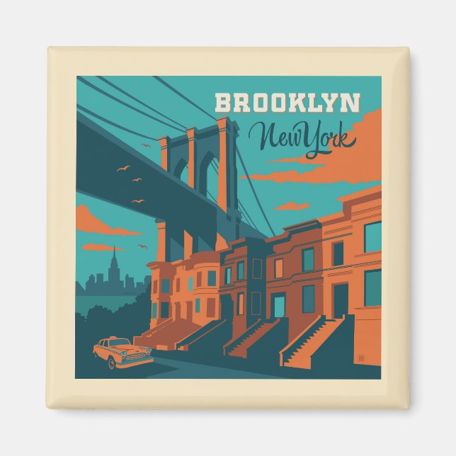 Brooklyn New York Magnet (Front)