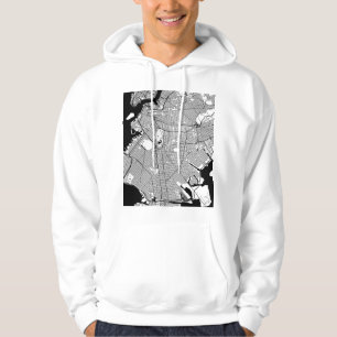 Brooklyn New York Map Hoodie