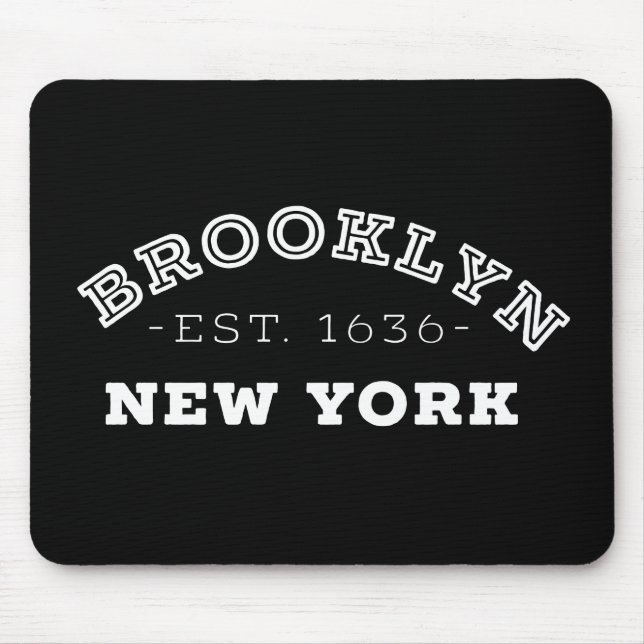 Brooklyn New York Mouse Mat (Front)