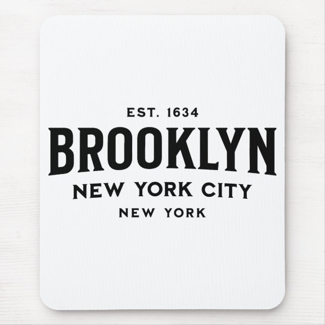 Brooklyn New York Mouse Mat (Front)