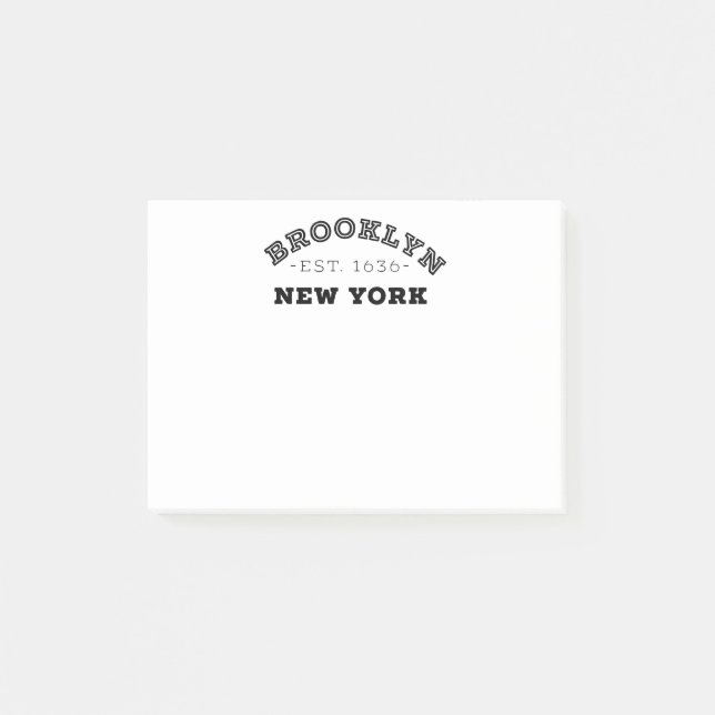 Brooklyn New York Post-it Notes (Front)