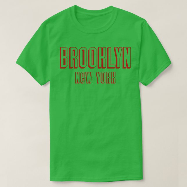 Brooklyn New York T-Shirt (Design Front)