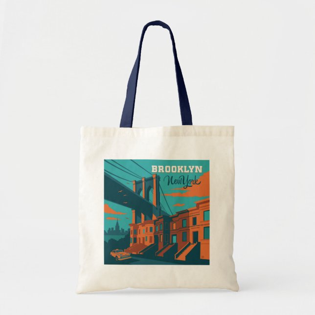 Brooklyn New York Tote Bag (Front)
