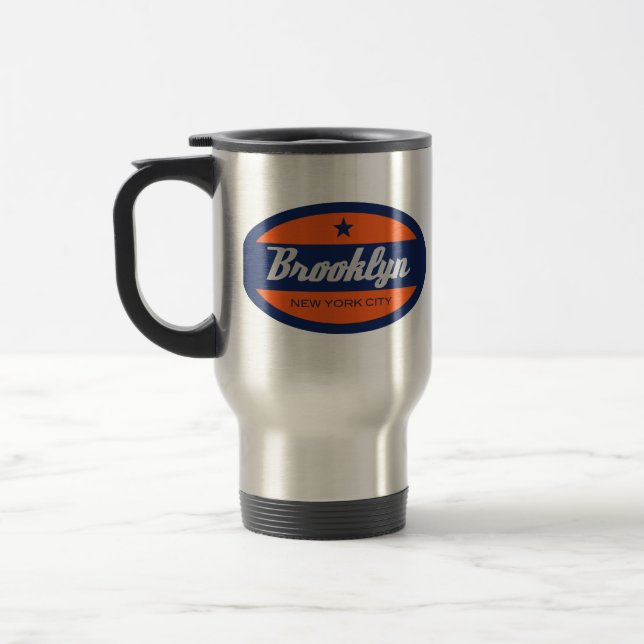 *Brooklyn New York Travel Mug (Left)