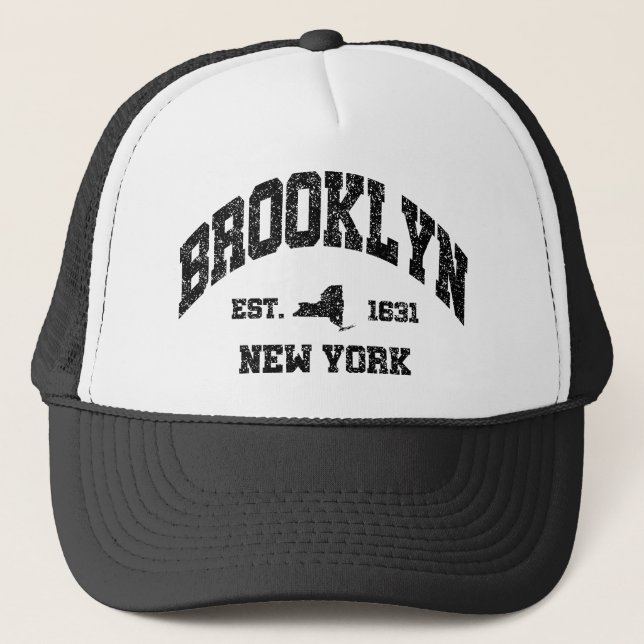 Brooklyn,New York Trucker Hat (Front)