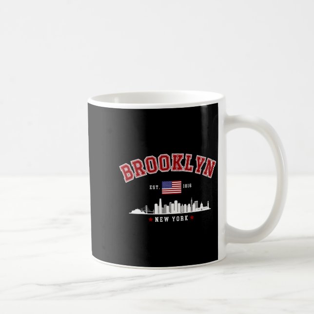 Brooklyn Ney York Est 1816  Coffee Mug (Right)