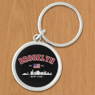 Brooklyn Ney York Est 1816 Key Ring