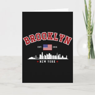 Brooklyn Ney York Est 1816 T Shirt  Card