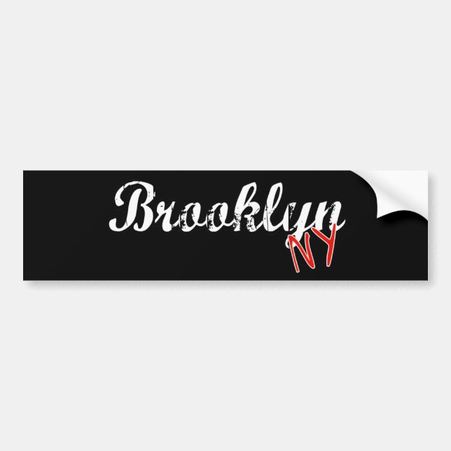 Brooklyn NY Bumper Sticker (Front)