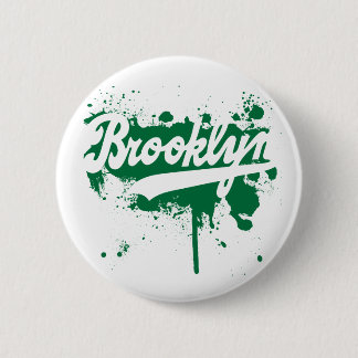 Brooklyn Painted Green Button