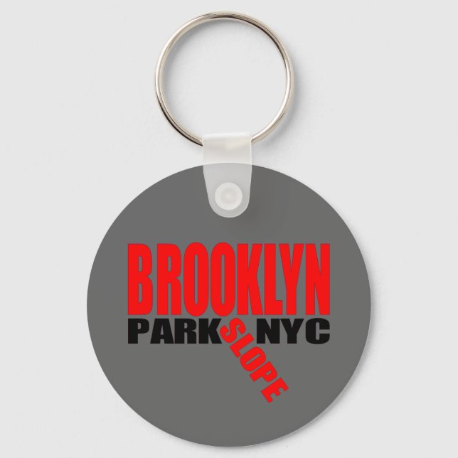 Brooklyn Park Slope Key Chain (Front)