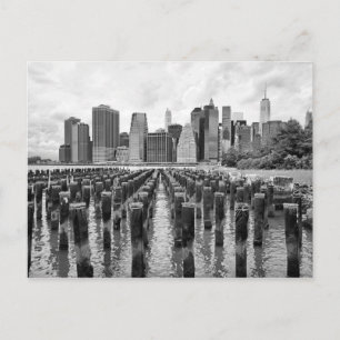 Brooklyn Pier Pylons Postcard
