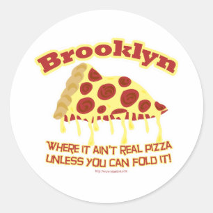 Brooklyn Pizza Classic Round Sticker