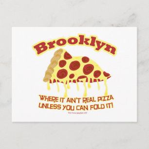 Brooklyn Pizza Postcard