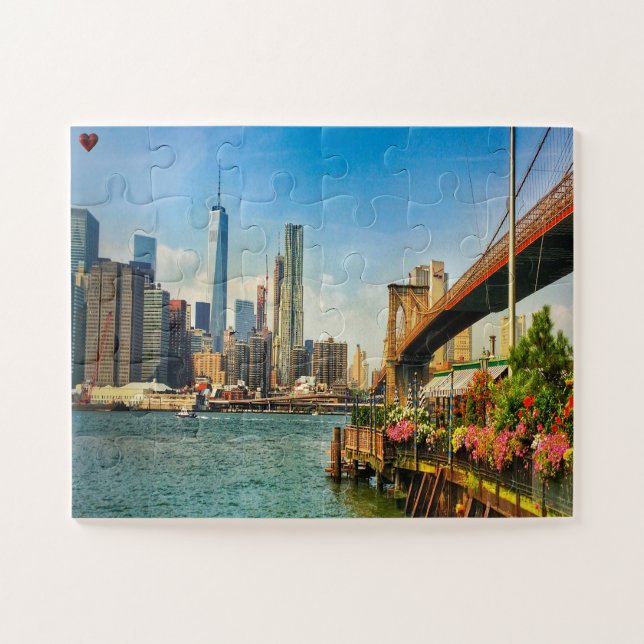 Brooklyn Skyline New York Jigsaw Puzzle (Horizontal)