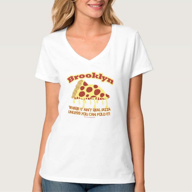 Brooklyn Style Pizza t-shirt (Front)
