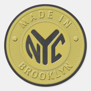 Brooklyn Subway Token Classic Round Sticker