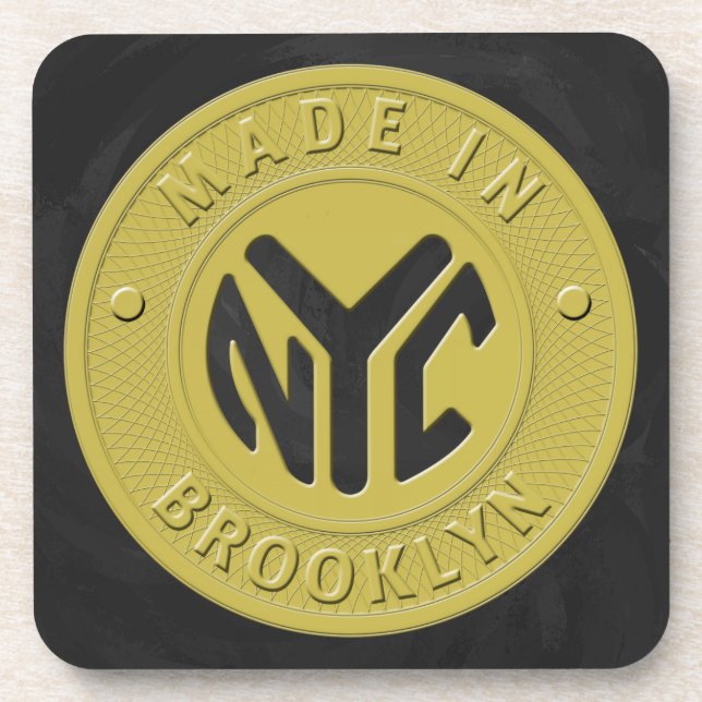 Brooklyn Subway Token Coaster (Front)