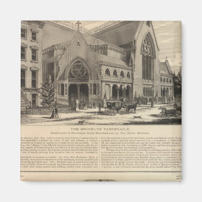 Brooklyn Tabernacle Great Organ Built Magnet (Front)