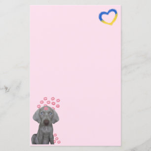 Brooklyn The Dog's Kisses 5.5 x 8.5 Stationery