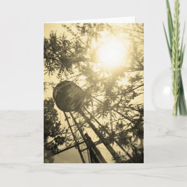 Brooklyn Water Tower 3 Card (Front)