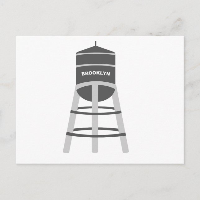 Brooklyn Water Tower Postcard (Front)