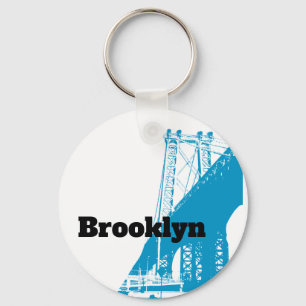 Brooklyn, Williamsburg bridge Keychain