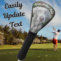 Brooklyn's Weimaraner Dog Golf Head Cover