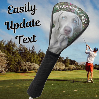 Brooklyn's Weimaraner Dog Golf Head Cover