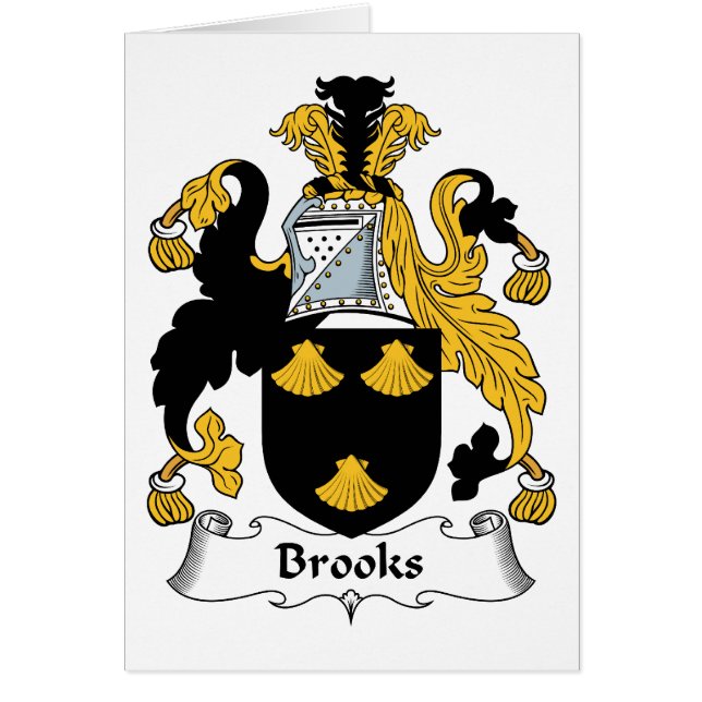 Brooks Family Crest (Front)