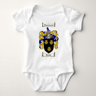 BROOKS FAMILY CREST -  BROOKS COAT OF ARMS BABY BODYSUIT