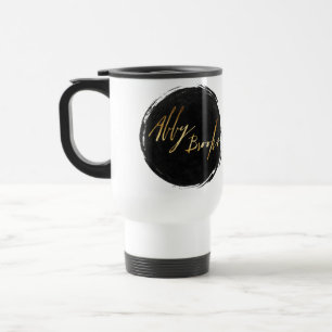 Brooks logo travel mug