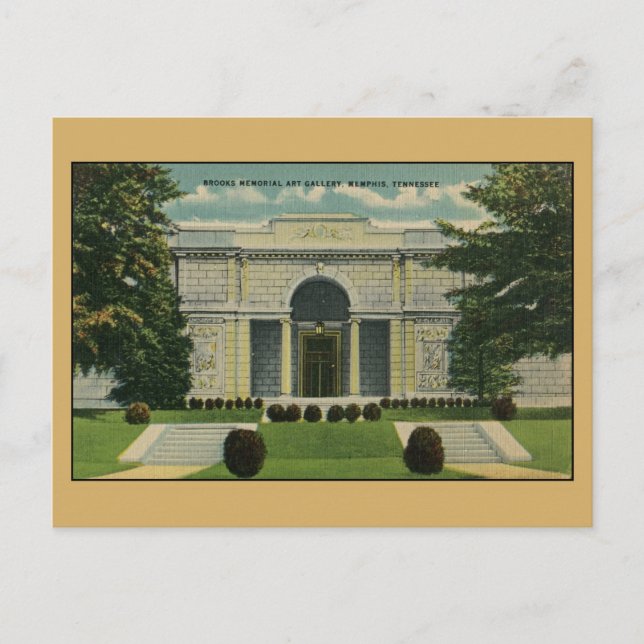 Brooks Memorial Art Gallery Memphis TN Postcard (Front)