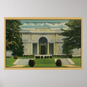 Brooks Memorial Art Gallery Memphis TN Poster